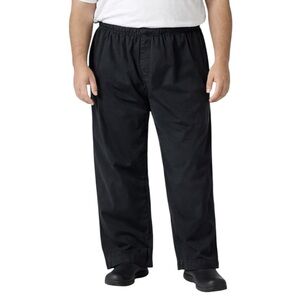 Chef Works black chef pants men’s 5XL big & tall